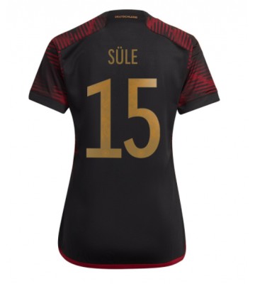 Tyskland Niklas Sule #15 Replika Udebanetrøje Dame VM 2022 Kortærmet